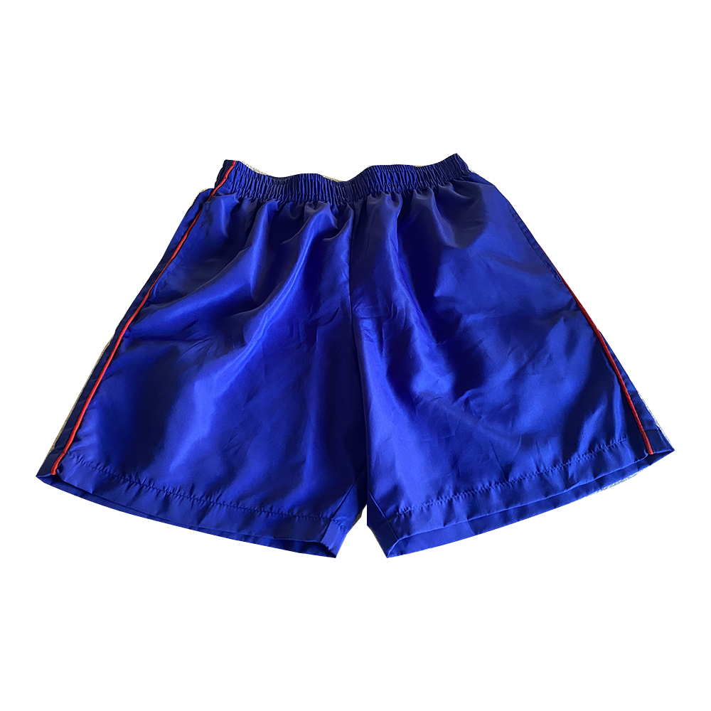 PE Shorts with Red Piping